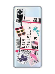 Прозорий чохол для Xiaomi Redmi Note 10 Pro/10 Pro Max :: Подорожі. Лос-Анджелес (принт 328)
