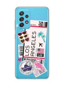 Прозорий чохол на Samsung Galaxy A52 :: Подорожі. Лос-Анджелес (принт 328)