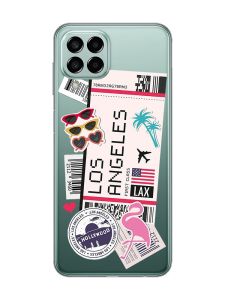 Прозорий чохол на Samsung Galaxy M33 5G :: Подорожі. Лос-Анджелес (принт 328)
