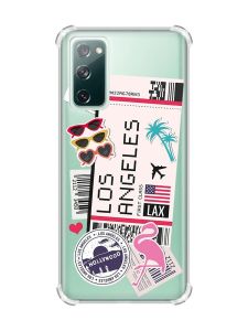 Чохол з потовщеними кутами на Galaxy S20 FE :: Подорожі. Лос-Анджелес (принт 328)