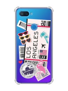 Чохол із потовщеними кутами на Xiaomi Mi 8 Lite :: Подорожі. Лос-Анджелес (принт 328)