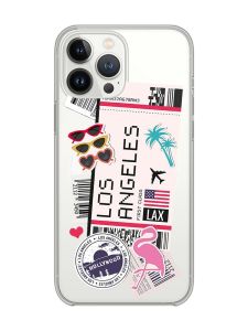 Магнітний чохол на iPhone 14 Pro із підтримкою MagSafe :: Подорожі. Лос-Анджелес (принт 328)