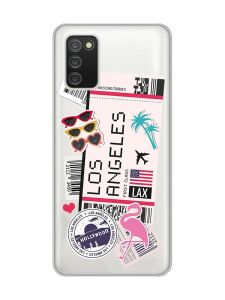 Прозорий чохол для Samsung Galaxy A02s :: Подорожі. Лос-Анджелес (принт 328)