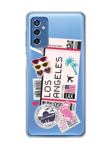 Прозорий чохол на Samsung Galaxy M52 :: Подорожі. Лос-Анджелес (принт 328)