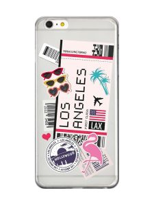 Прозорий чохол на iPhone 6+/6 Plus :: Подорожі. Лос-Анджелес (принт 328)
