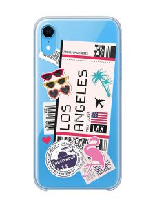 Прозорий чохол на iPhone XR :: Подорожі. Лос-Анджелес (принт 328)