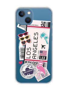 Магнітний чохол на iPhone 13 (6.1) із підтримкою MagSafe :: Подорожі. Лос-Анджелес (принт 328)