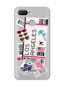 Прозорий чохол на Xiaomi Redmi 6  :: Подорожі. Лос-Анджелес (принт 328)