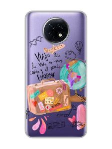 Прозорий чохол на Xiaomi Redmi Note 9T/Redmi Note 9 5G :: Настрій подорожувати (принт 329)