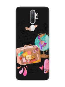 Матовий чорний чохол на Oppo A5 :: Настрій подорожувати (принт 329)