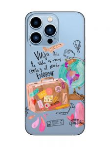 Прозорий чохол на Apple iPhone 13 Pro Max :: Настрій подорожувати (принт 329)