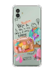 Чохол з потовщеними кутами на Samsung Galaxy M13 5G :: Настрій подорожувати (принт 329)