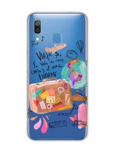 Прозорий чохол для Samsung Galaxy A30 (2019)/A20 (2019) :: Настрій подорожувати (принт 329)
