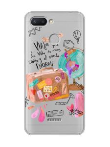 Прозорий чохол на Xiaomi Redmi 6  :: Настрій подорожувати (принт 329)