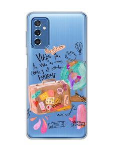 Прозорий чохол на Samsung Galaxy M52 :: Настрій подорожувати (принт 329)
