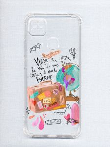 Чохол з потовщеними кутами на Xiaomi Redmi 9C/10A :: Настрій подорожувати (принт 329)