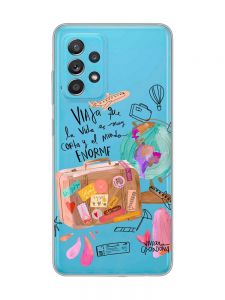 Прозорий чохол на Samsung Galaxy A52 :: Настрій подорожувати (принт 329)