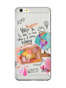 Прозорий чохол на iPhone 6+/6 Plus :: Настрій подорожувати (принт 329)