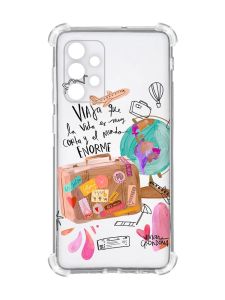 Чохол із потовщеними кутами на Oppo A72 5G :: Настрій подорожувати (принт 329)