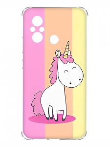 Чохол з потовщеними кутами на Xiaomi Redmi 12C :: Єдиноріг (принт 104)