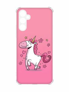 Чохол з потовщеними кутами на Samsung Galaxy A34 5G :: Єдиноріг (принт 105)