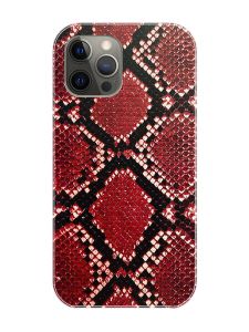 Захисна плівка Шкіра пітона (червона) на задню панель для iPhone 12 Pro Max