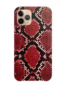 Захисна плівка Шкіра пітона (червона) на задню панель для iPhone 11 Pro