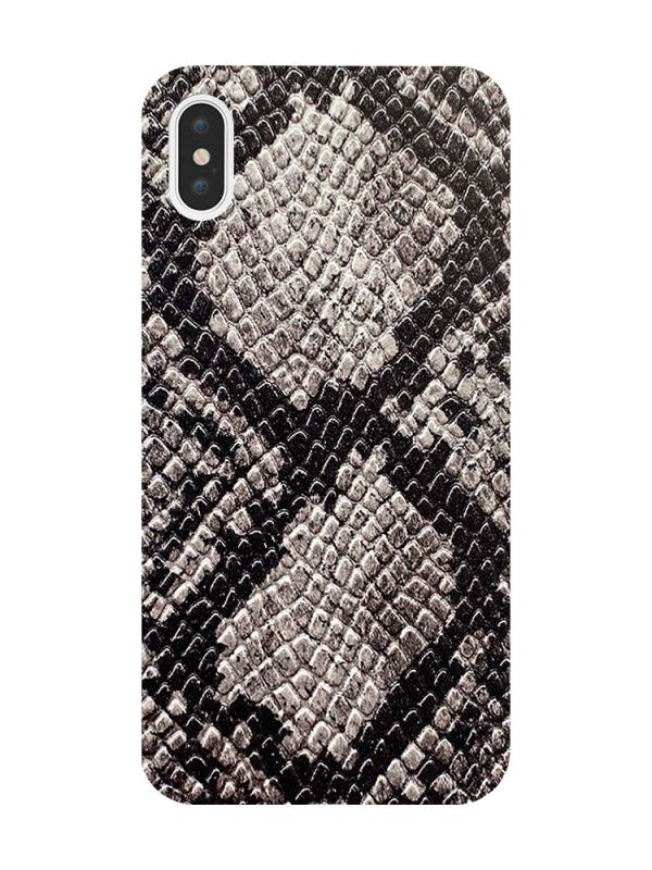 Захисна плівка Шкіра пітона (сіра) на задню панель для iPhone XS Max