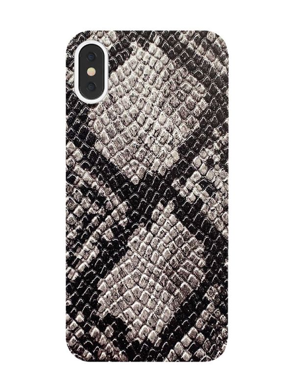 Захисна плівка Шкіра пітона (сіра) на задню панель для iPhone XS