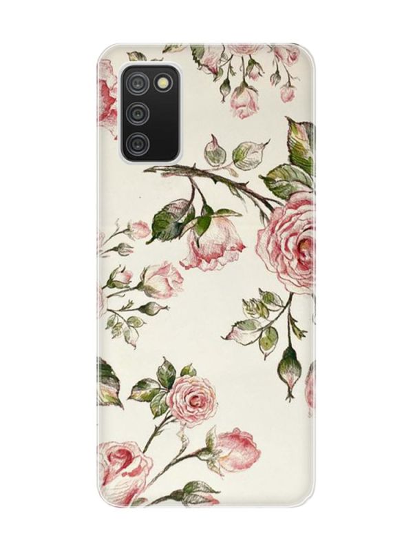 Захисна плівка Троянди на задню панель для Samsung A02s