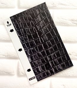 Захисна плівка Шкіра крокодила (чорна) на задню панель для Samsung J5 Prime