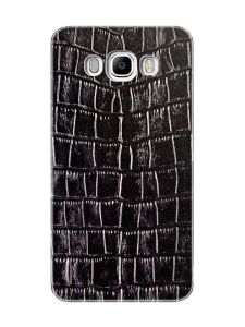 Захисна плівка Шкіра крокодила (чорна) на задню панель для Samsung J7 (2016)/J710
