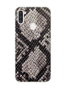 Захисна плівка Шкіра пітона (сіра) на задню панель для Samsung A11