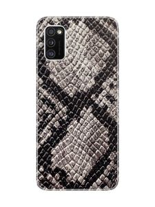 Захисна плівка Шкіра пітона (сіра) на задню панель для Samsung A41