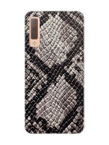 Захисна плівка Шкіра пітона (сіра) на задню панель для Samsung A7 (2018)/А750