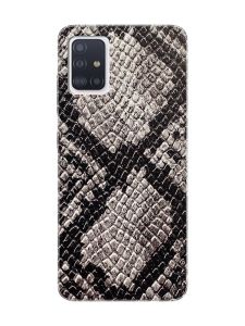 Захисна плівка Шкіра пітона (сіра) на задню панель для Samsung A71/A715