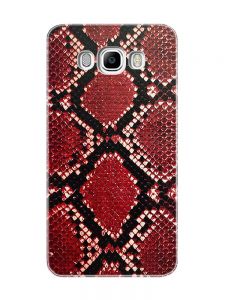 Захисна плівка на задню панель для Samsung J7 (2016)/J710 :: Шкіра пітона (червона)