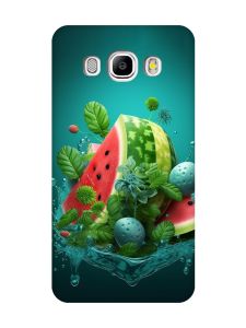 Матовий чохол з рожевими боками на Samsung Galaxy J5(2016) J510 :: Кавунова фантазія (принт 337)