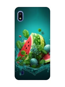 Матовий чохол з чорними боками на Samsung Galaxy A10 (2019) A105 :: Кавунова фантазія (принт 337)