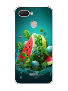 Чохол із потовщеними кутами для Xiaomi Redmi 6 :: Кавунова фантазія (принт 337)