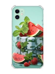 Чохол з потовщеними кутами на Apple iPhone 11 (6.1) :: Кавунова свіжість (принт 338)