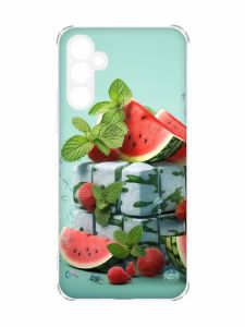 Чохол з потовщеними кутами на Samsung Galaxy A34 5G :: Кавунова свіжість (принт 338)