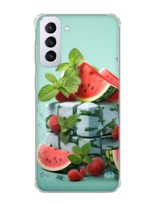 Чохол з потовщеними кутами на Samsung Galaxy S21 Plus :: Кавунова свіжість (принт 338)