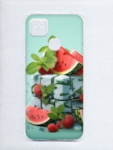 Чохол з потовщеними кутами на Xiaomi Redmi 9C/10A :: Кавунова свіжість (принт 338)