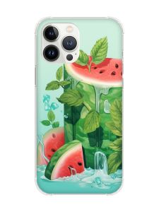 Чохол із потовщеними кутами на iPhone 14 Pro :: Кавуновий айсберг (принт 339)