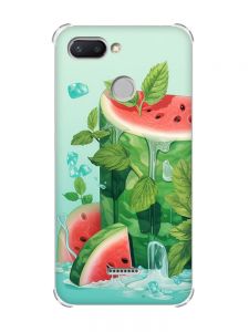 Чохол із потовщеними кутами для Xiaomi Redmi 6 :: Кавуновий айсберг (принт 339)