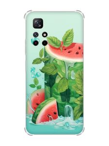 Чохол з потовщеними кутами на Xiaomi Redmi Note 11 4G :: Кавуновий айсберг (принт 339)