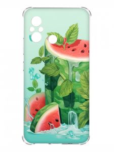 Чохол з потовщеними кутами на Xiaomi Redmi 12C :: Кавуновий айсберг (принт 339)