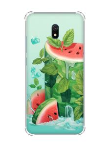 Чохол з потовщеними кутами на Xiaomi Redmi 8A :: Кавуновий айсберг (принт 339)