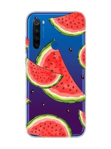 Прозорий чохол на Xiaomi Redmi Note 8T :: Скибки кавуна (принт 342)